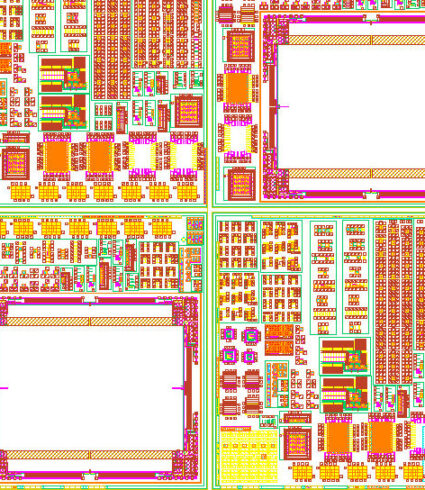 Reusable Stencil - Craft - Scrapbooking // INTEGRATED CIRCUIT -  SEMICONDUCTOR - CHIP